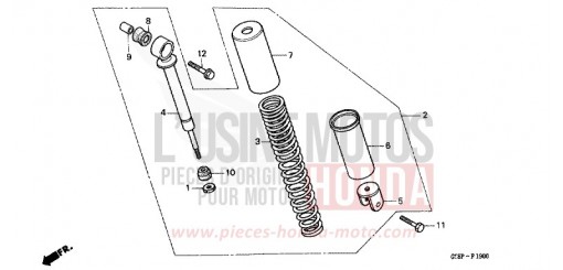 REAR CUSHION PK50P de 1993